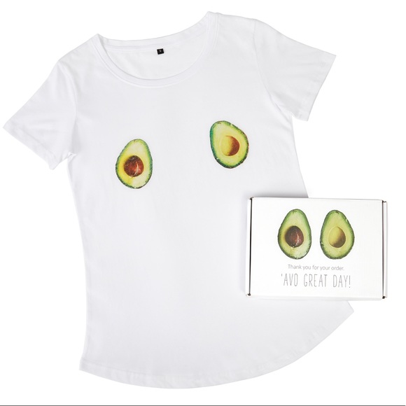 Women’s AVOCADO T-SHIRT with Gift Box - Picture 2 of 8